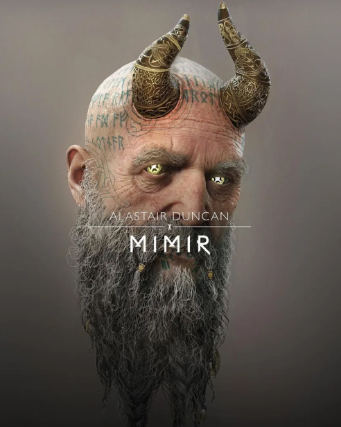 Mimir, aliado de Kratos e o Homem mais inteligente vivo