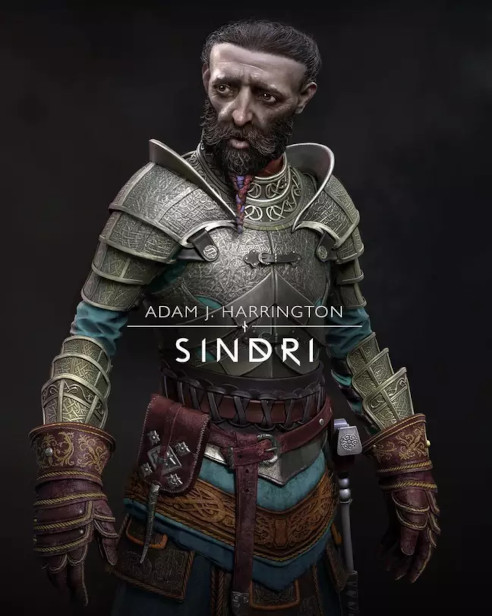 Sindri, anão ferreiro, aliado de Kratos e irmão de Brok